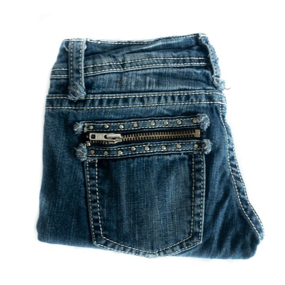 Miss Me Zipper Pocket Skinny Jean - Size: 25 - Picture 6 of 6